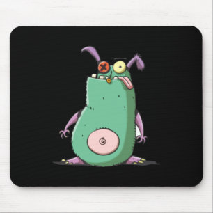 Funny Cute Monster Weird Cartoon Character Mouse Mat