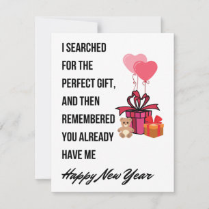 Funny Cute New Year Card