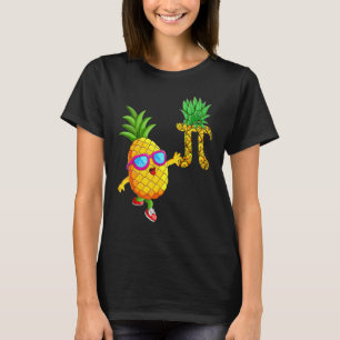 Funny Cute Pineapple Math Lover Teacher 3.14 Pi Da T-Shirt