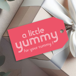 Funny Cute Pink Elegant Personalised Gift Tags