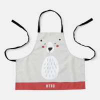 Funny cute polar bear personalised children's