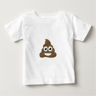 Funny Cute Poop Emoji Baby T-Shirt