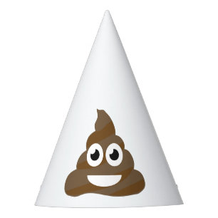 Funny Cute Poop Emoji Party Hat