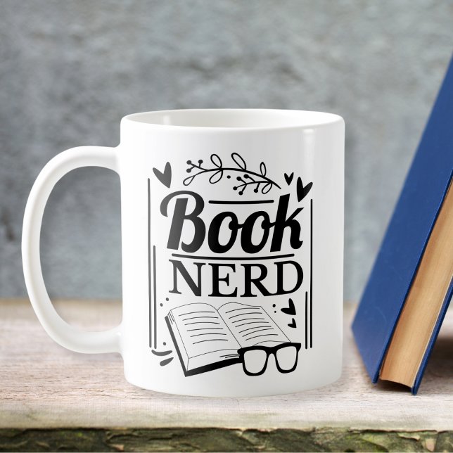 Funny Cute Quote Book Nerd Coffee Mug (Creator Uploaded)