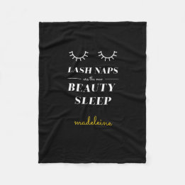 Funny Cute Quote Lash Nap Blanket