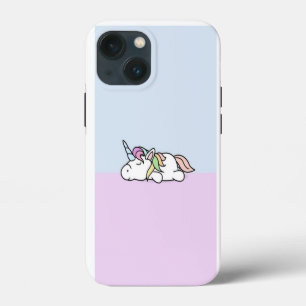 Funny Cute Rainbow Unicorn, Mamacorn, Unicorn mum iPhone 13 Mini Case