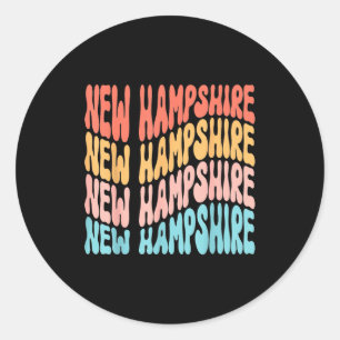 Funny Cute Retro Graphic Men Women & Kids New Classic Round Sticker