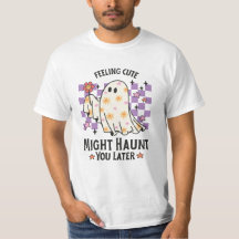 Funny Cute Retro Groovy Hippie Halloween Ghost