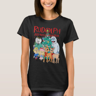 Funny Cute Rudolph The Red Nosed Reindeer Christma T-Shirt