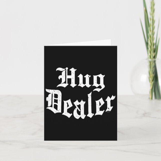 Funny Cute Sensitive Feet Hug Merchant Valentine's Card (Front)