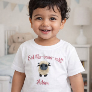 Funny cute Sheep Eid Adha funny Toddler Clothes Baby T-Shirt