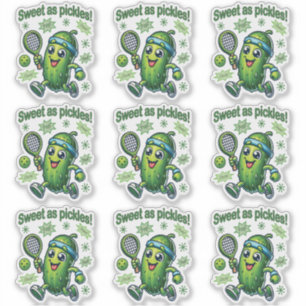 Funny Cute Sweet as Pickles Pickleball