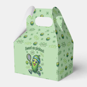 Funny Cute Sweet as Pickles Pickleball Favour Box