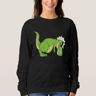 Funny Cute T Rex Hates Push Ups Sweatshirt