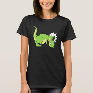 Funny Cute T Rex Hates Push Ups T-Shirt