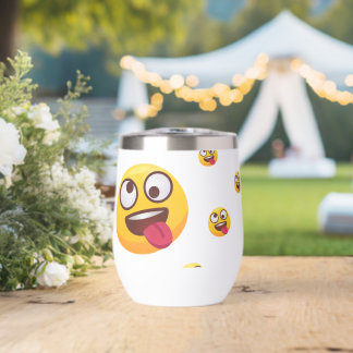 "Funny Cute Tongue-Out Emoji Design"