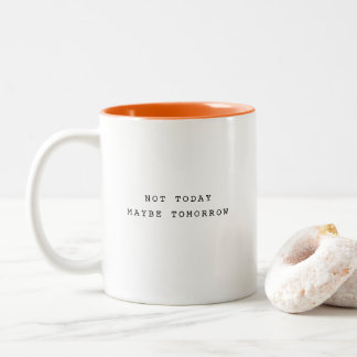 Funny Cute Trend Two-Tone Coffee Mug