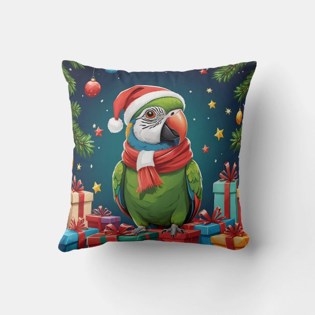 Funny Cute Trendy Stylish Elegant Santa Claus  Cushion (Back)