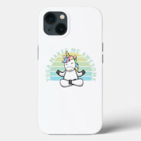 Funny cute unicorn doing yoga. funny yoga poses