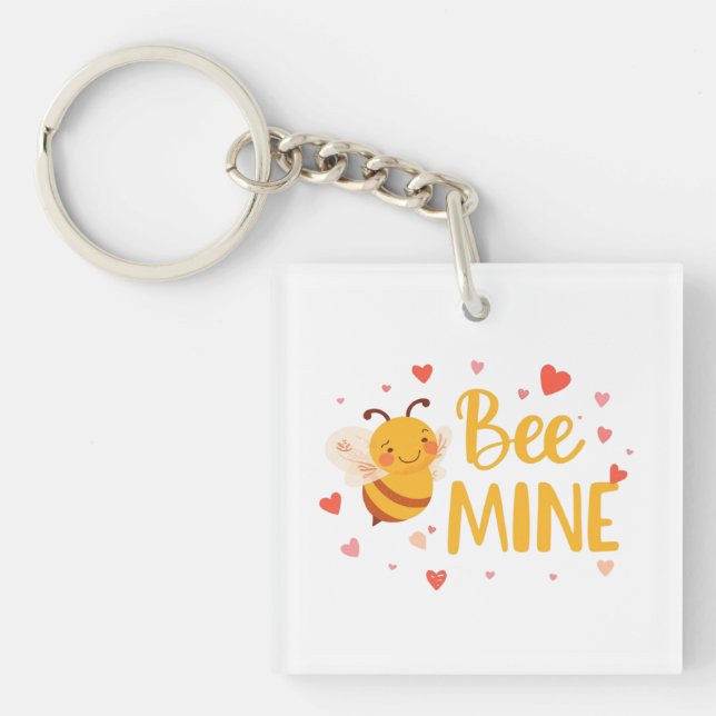 Funny & Cute Valentine’s Day Gift Key Ring (Front)