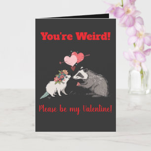 funny cute valentines t-shirt card