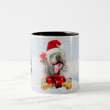 Funny Cute Weimaraner Dog Christmas