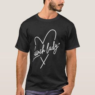 funny cute women lunch lady tee school cafeteria l