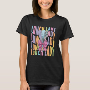 funny cute women lunch lady tee school cafeteria l