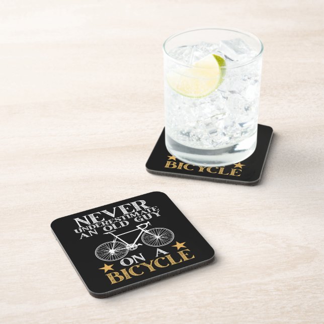 Funny Cycling Biker Humour Coaster (Right Side)