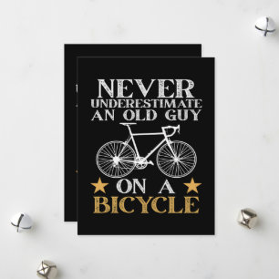 Funny Cycling Biker Humour Holiday Card