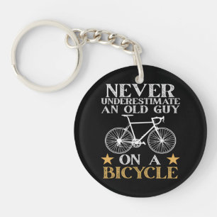 Funny Cycling Biker Humour Key Ring