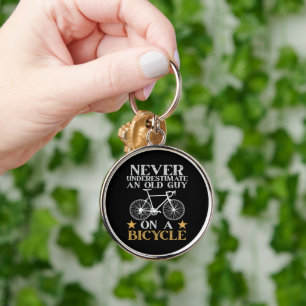 Funny Cycling Biker Humour Key Ring