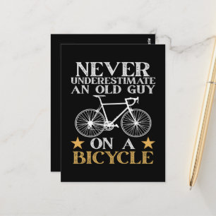Funny Cycling Biker Humour Postcard