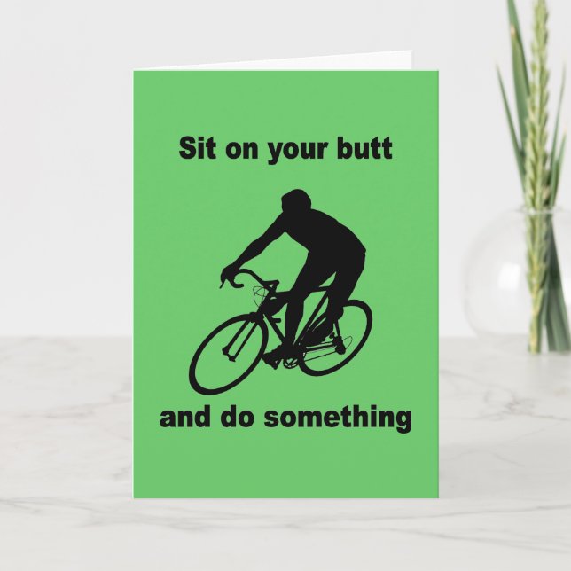 Funny cycling card (Front)