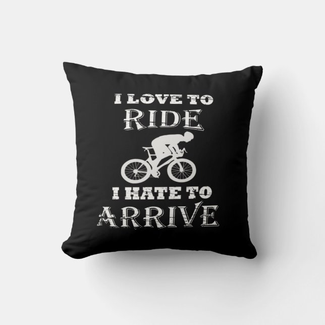 Funny cycling  cushion (Front)