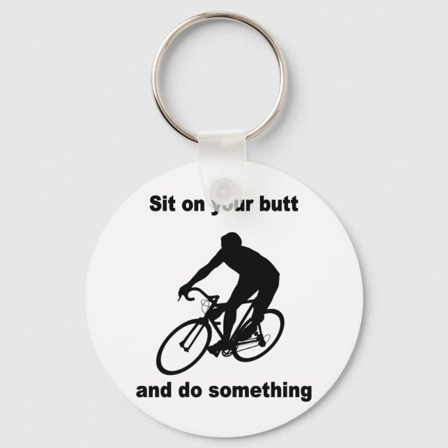 Funny cycling key ring (Front)