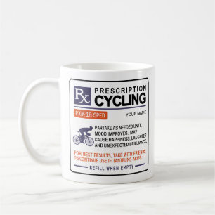 Funny Cycling Mug Prescription Design 