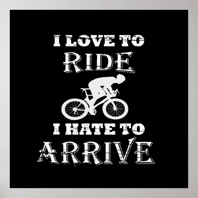 Funny cycling  poster (Front)