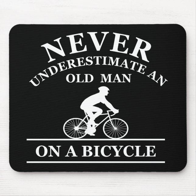 funny cycling quote laptop sleeve mouse mat (Front)