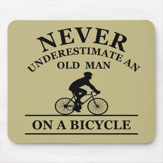 funny cycling quote mouse mat (Front)