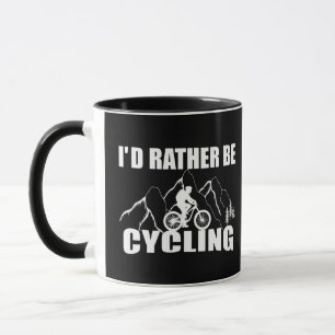 Funny cycling quote mug