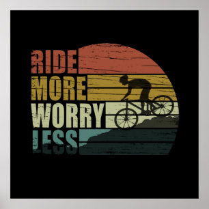 funny cycling quote poster
