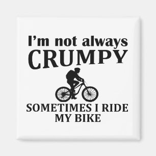 funny cycling quotes magnet