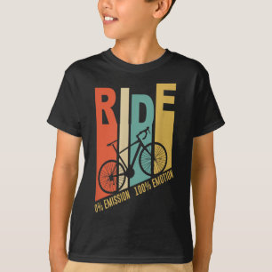 Funny Cyclist Bicycle Gift Environmental Protectio T-Shirt
