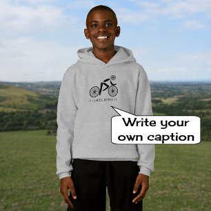 Funny cyclist wheel athlete custom text