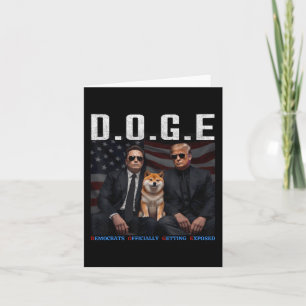 Funny D.o.g.e Doge Democrats Officially Getting Ex Card