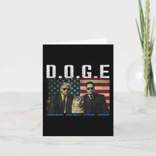 Funny D.o.g.e Doge Democrats Officially Getting Ex Card