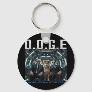Funny D.o.g.e Doge Democrats Officially Getting Ex Key Ring