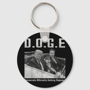 Funny D.o.g.e Doge Democrats Officially Getting Ex Key Ring