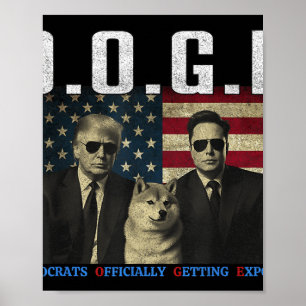 Funny D.o.g.e Doge Democrats Officially Getting Ex Poster